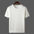 Heren gebreide korte mouw t-shirt - casual zomerse ribstof katoenmix top