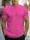 Heren casual t-shirt van zachte stof - stijlvol shirt met korte mouwen