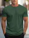 Heren casual t-shirt van zachte stof - stijlvol shirt met korte mouwen