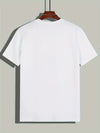 Heren casual t-shirt van zachte stof - stijlvol shirt met korte mouwen