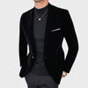 Verfijnde fluwelen blazer voor heren - stijlvolle casual jacket