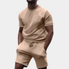 2-delige casual short set voor mannen - lichte t-shirt en shorts voor dagelijkse ontspanning