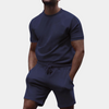 2-delige casual short set voor mannen - lichte t-shirt en shorts voor dagelijkse ontspanning