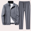 2-delige heren trainingsset moderne vrijetijdskleding - casual jack en broek voor dagelijkse outfits