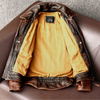 Bordeaux leren jas - premium herenoutwear