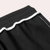 2-delige heren tracksuit casual chic - zwarte zip-up jas en broek set voor dagelijks gebruik