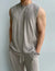 Mannen zonder mouwen gebreide top & broek set - moderne casual wear voor elke dag