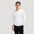 Heren ribgebreide polo shirt met lange mouwen - textiel casual kleding voor smart-casual gelegenheden