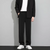 Heren slim fit smart broeken voor kantoor en avondkleding - klassiek formele pantalon