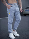 Heren tapered jogger jeans met trekkoord - casual en relaxte denim broeken