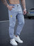 Heren tapered jogger jeans met trekkoord - casual en relaxte denim broeken