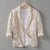 Leren blazer voor heren - lichte zomerjas voor een stijlvolle kantoorlook met praktische zakken