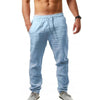 Heren linnen broek - ademende zomerpants - lichtgewicht relaxed fit voor casual dagen