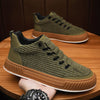 Heren high-top sneakers met ribbelpatroon - trendy casual schoeisel voor dagelijks gebruik