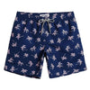 Heren zwemboxers met levendige haai-print - lichtgewicht strandoutfit voor zomervakanties