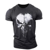 Heren t-shirt met schedelontwerp - trendy t-shirt voor casual dagelijks gebruik