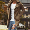 Heren lange trenchcoat - elegante casual overjas voor elke gelegenheid