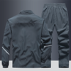 2-delig trainingspak voor mannen - moderne sportjack en broek