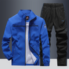 2-delig trainingspak voor mannen - moderne sportjack en broek