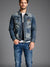 Heren denimjack klassieke regular fit blauw - casual veelzijdig voor elke gelegenheid