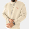 Stijlvolle lichtgewicht layering trui voor mannen - veelzijdige crew neck sweatshirt voor dagelijks gebruik