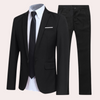 2-delige mannenkostuum - klassieke formele outfit met blazer en broek