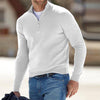 Heren half-zip trui – gebreide langmouw sweater