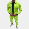 2-delig casual heren tracksuit set - moderne joggingoutfit