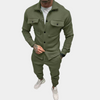 2-delig casual heren tracksuit set - moderne joggingoutfit