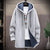 Heren gebreide hoodie fleece winterlaag - casual lange mouwen buitenkleding voor mannen