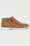Heren suède chukka boots - klassieke bruine casual schoenen voor dagelijks gebruik