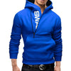 Heren zip-up hoodie - eigentijdse pullover met zijrits voor casual looks