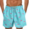 Heren zwemboxers met levendige haai-print - lichtgewicht strandoutfit voor zomervakanties