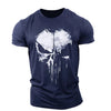 Heren t-shirt met schedelontwerp - trendy t-shirt voor casual dagelijks gebruik