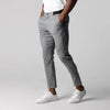 Slim-fit chino broek – getailleerde heren enkellange broek met zakken