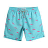 Heren zwemboxers met levendige haai-print - lichtgewicht strandoutfit voor zomervakanties