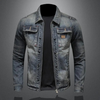 Heren denimjack klassieke regular fit blauw - casual veelzijdig voor elke gelegenheid