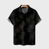 Heren polo shirt moderne casual uitstraling - uniek patroon korte mouwen top voor relaxte dagen