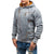 Heren casual fleece hoodie - zip-up sweater met zakken voor dagelijks gebruik