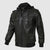 Leren hooded jack - trendy herenkleding