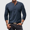 Langsleeve henley shirt - tijdloze casual top voor mannen