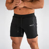 Heren sportshorts met ritszakken voor fitnessactiviteiten - duurzame workout shorts voor hardlopen en de gym