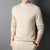 Tijdloze crewneck trui - lichte heren knitwear