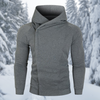 Heren fleece hoodie met rits - zachte en warme casual winteroutfit