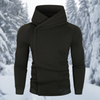 Heren fleece hoodie met rits - zachte en warme casual winteroutfit