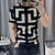 Heren unieke design casual t-shirt - opvallend patroon met korte mouwen