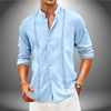 Heren linnen shirt - klassiek button-up voor casual outfits