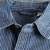 Gestreepte casual overhemd voor heren - vintage langemouwtop