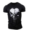 Heren t-shirt met schedelontwerp - trendy t-shirt voor casual dagelijks gebruik