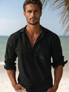 Moderne casual shirt - eigentijdse mannen strandtop